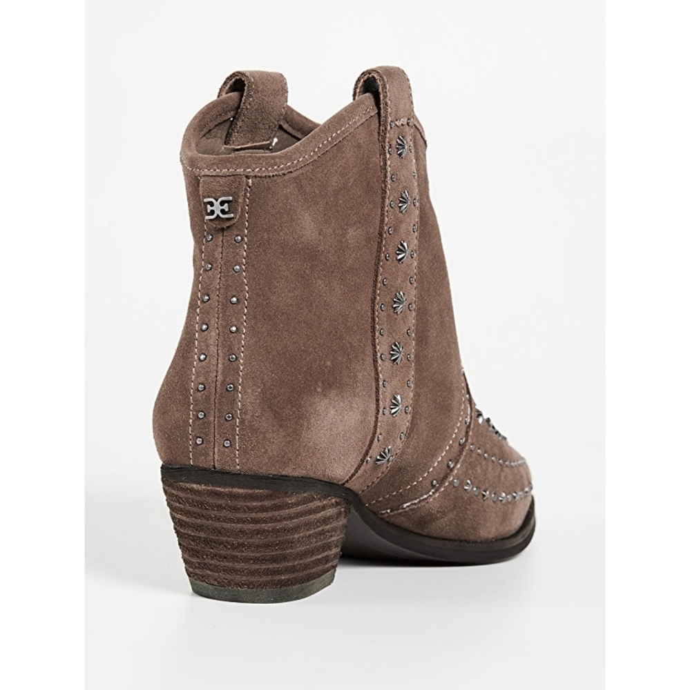 Western Inspired Studded Sam Edelman Booties - Picture 5 of 9
